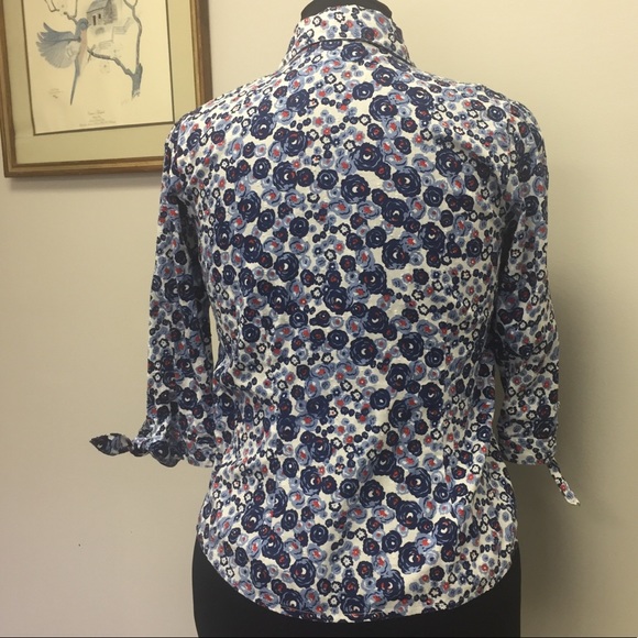 IB Diffusion Floral, Textured Blouse - Picture 6 of 6